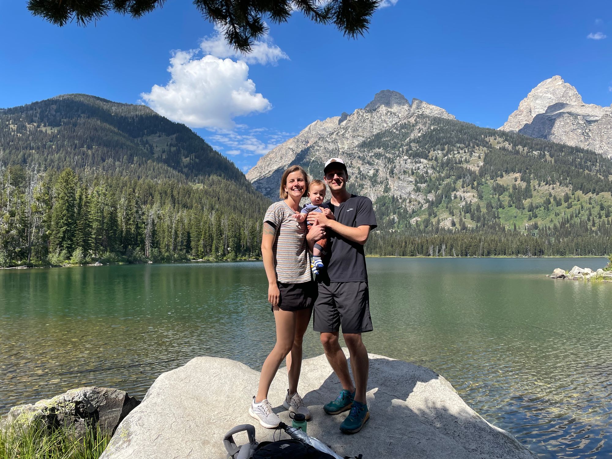 Family at Grand Tetons National Park